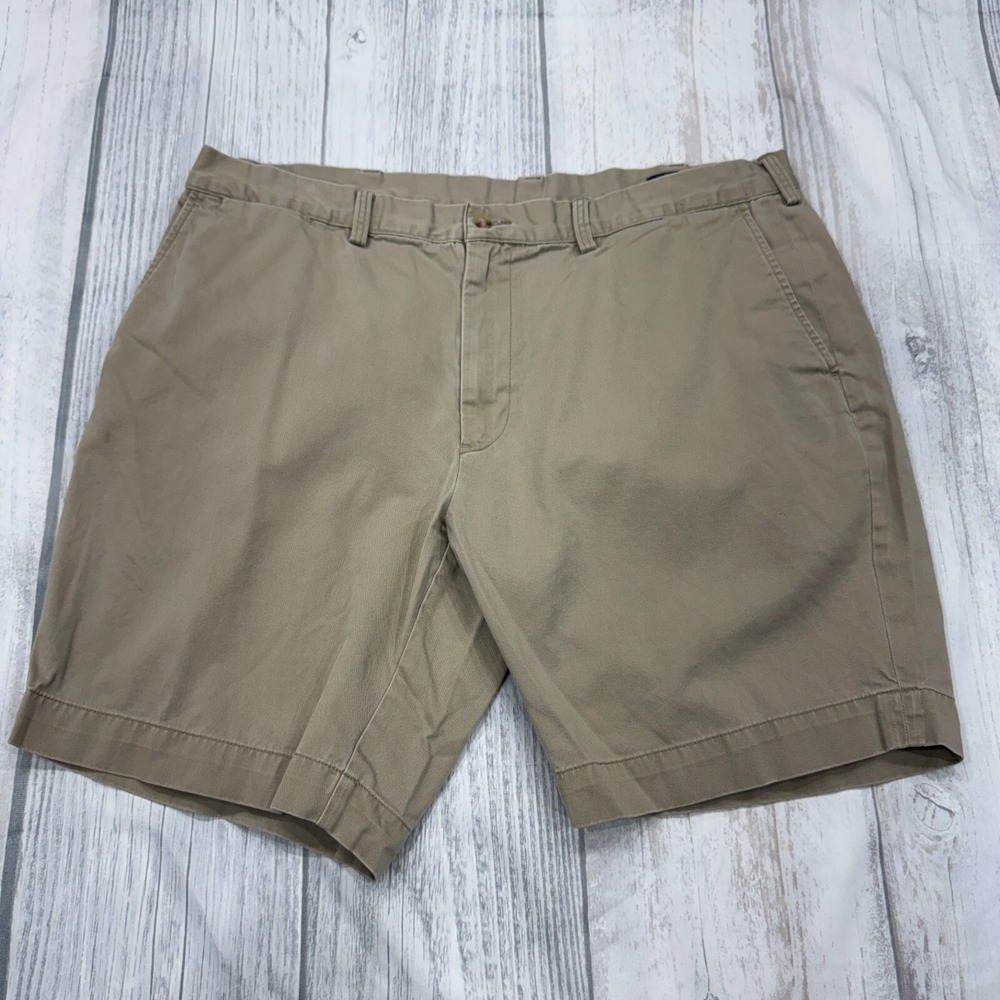 POLO Ralph Lauren Shorts‎ 40 Khaki Beige Chino Classic Fit 9" Golf Mens